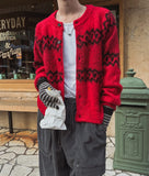 Meritz Wool Argyle Cardigan