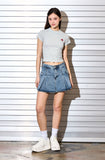 AubeA Stripe Heart Tension T-shirt