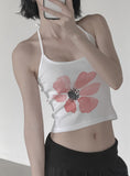 Anemone Print Halter Top