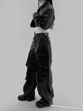 Melty Pocket Leather Pants