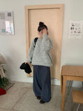 Kikam Stripe Banding Wide Brushed Pants