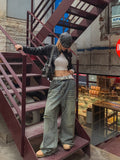 Saika Suede Cropped Rider Jacket