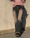 Tokyo Teen Washing Wide Denim Pants