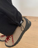 [BAONHAUS] Mitboss Nylon Banding Wide Pants