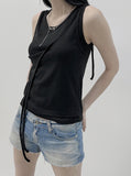 Le dan Strap Layered Sleeveless