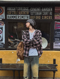 Kant Check Hooded Shirt