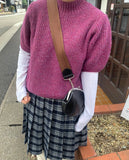 Kaylee wool short sleeve knit