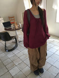 Jennin Over Layered Shirring Knit