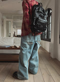 Hippo Damage Wide Baggy Denim