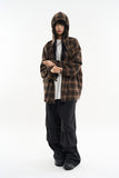 Youth vintage hooded check shirt
