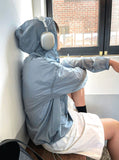 rain thin wind hood jacket