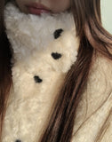 Elu Fluffy Button Jacket