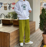 Embo Corduroy Banding Wide Pants
