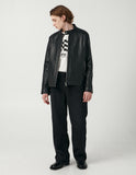 Lambskin China Collar Jacket