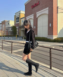 Kyuhi Frill Tiered Mini Skirt