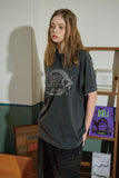 Cheese Bunny Raglan Pigment Short Sleeve Tee