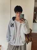 NY Applique Crop Hood Zip-Up