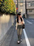 Demo Vintage Washing Cut Wide Denim Pants