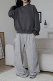 High-neck cut-off hood zip-up