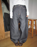 Robu Classic Buckle Wide Denim Pants