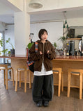 [unisex] Nehiko two-way work hood zip-up jumper