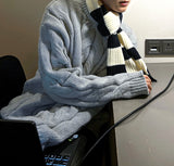 Mushroom Boucle Knit