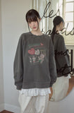 Bunny Bunny Raglan Pigment Sweatshirt