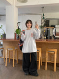 [unisex] Kiori Sun Printing Over Long Sleeve Tee