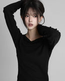 Soft boatneck sleeve