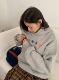 Ryutin Button Over Brushed Hoodie