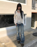 Boohin Chiffon Frill Sleeveless Blouse