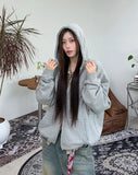 Heriel String Hooded Zip-up