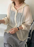 Metten See-Through Hood Boxy Shirt