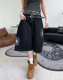 Radi camo sagging Bermuda denim pants