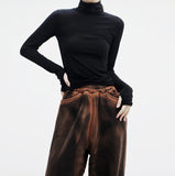 Mochole Warmer Turtleneck T-shirt