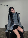 From Two Way Washing Vintage Knit Zip-up