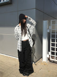 Repol Pintuck Cargo Wide Long Pants