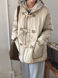 [Unisex] Qgmi Duffle Hood Quilting Padding Jacket