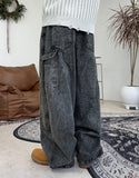 Rotor Stitch Balloon Denim Pants