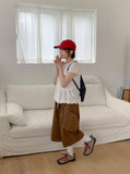 Butter Frill Shirring Short Sleeve Blouse
