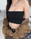 Enen Basic Crop Tube Top (With Cup)