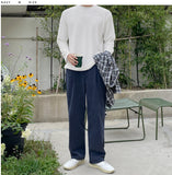 Ked one-tuck wide pants