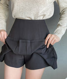 Flo Span Mini Pleated Skirt Pants
