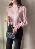 Noen Tencel Chiffon Tie Blouse