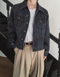 Creep Vintage Leather Trucker Jacket