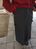 Huni Cargo Long Skirt