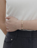 [Premium Plating] Precise AB Single Cuff Bangle
