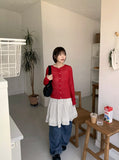 Noket Summer Ribbed Round Cardigan