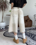 Pino Washed Banding Bermuda Pants
