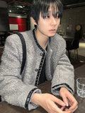 Boucle Line Tweed Jacket
